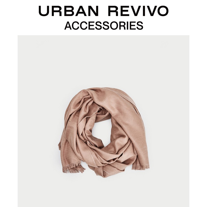 URBAN REVIVO spring and autumn ladies accessories casual solid color scarf AG44S