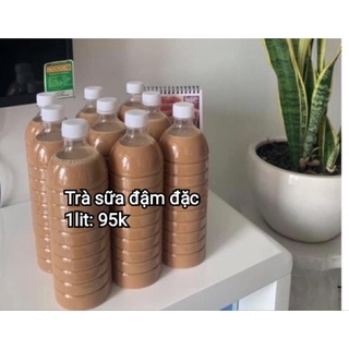 Combo khách đặt: Trà sữa, bánh flan