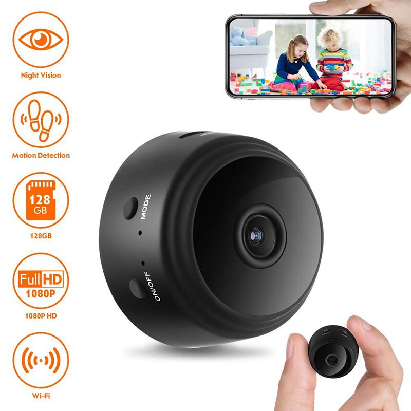 Camera Giám Sát 1080 pa9 Mini Wifi IP Wifi IP Có Tầm Nhìn Ban Đêm Và Thu Âm Di Động Tiện Dụng