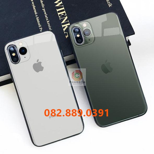 Ốp lưng giả iPhone 11 cho Xiaomi Redmi 7/Redmi 7A/ Note 7/ Note 7 Pro/ Redmi Mi 8SE/ Note 5 Pro mặt lưng bóng siêu đẹp