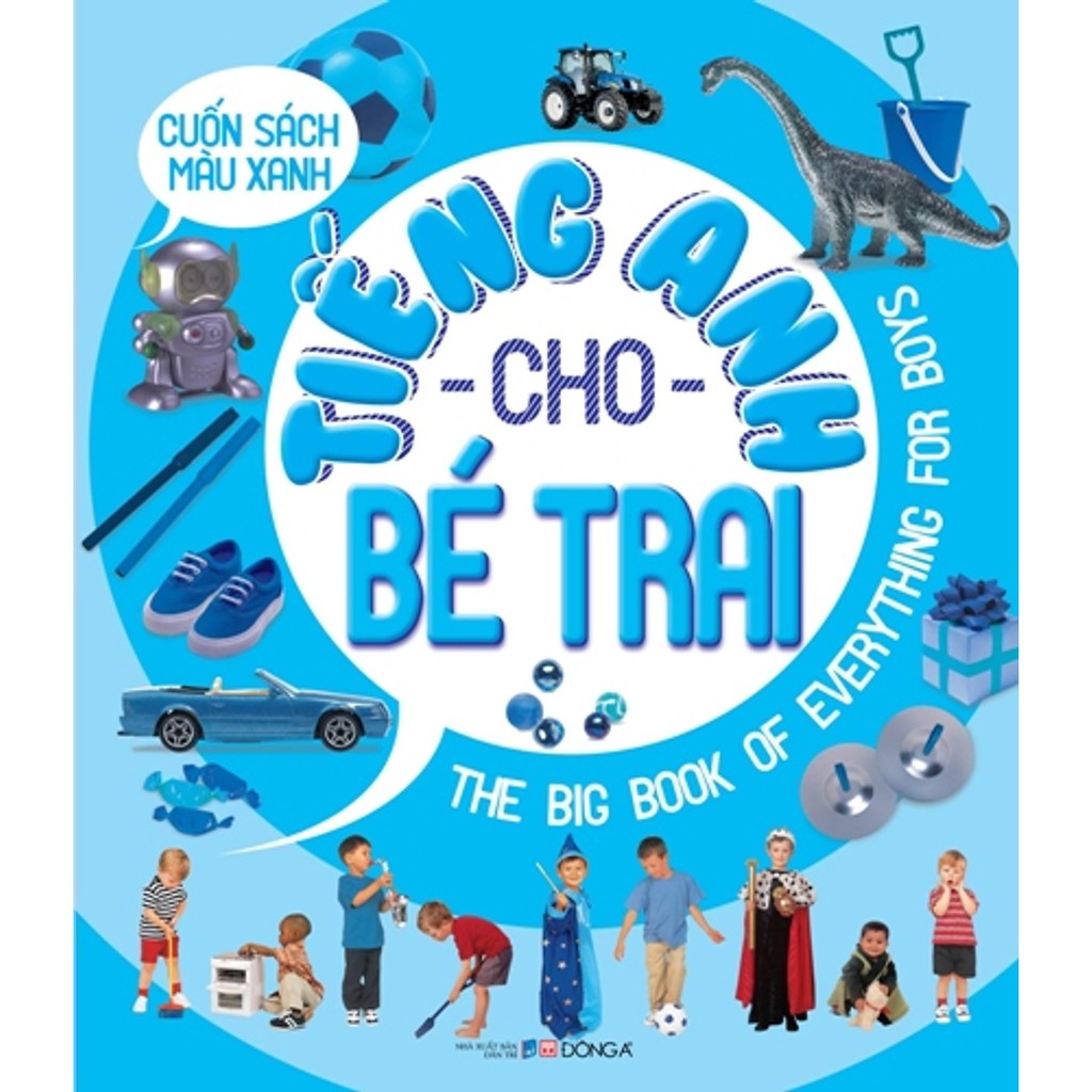 Cuốn Sách Màu Xanh - Tiếng Anh Cho Bé Trai