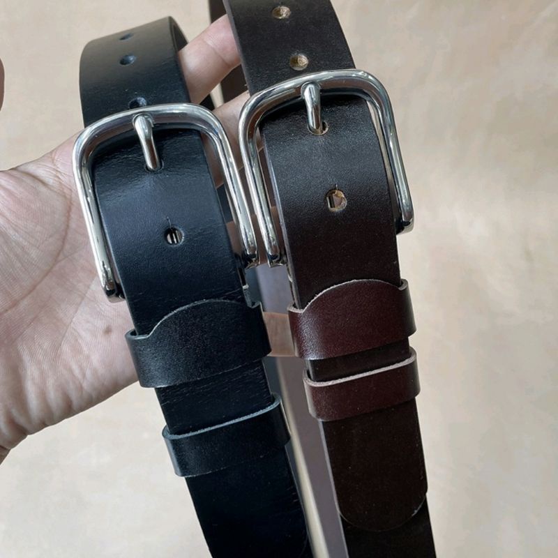 ✅Thắt Lưng Da Bò Nguyên Tấm TM106✅Dây nịt Nam khóa kim Thép Không Rĩ mang Phong Cách Độc Đáo Sang Trọng