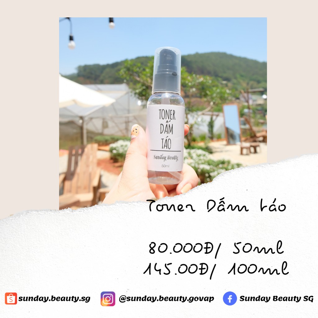 Toner dấm táo handmade