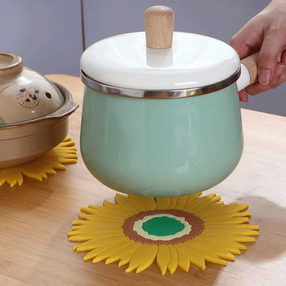 Đế Lót Ly Handmade Cách Nhiệt Hình Tròn Trang Trí Nhà Bếp