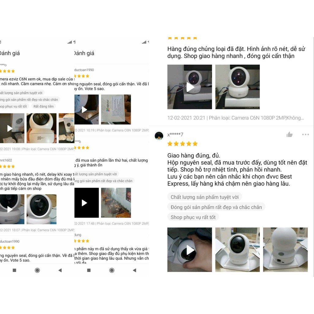 Camera Wifi Ezviz C6N 1080P, 2K Full HD 1080P 2MP,4MP  Xoay 360 độ , Đàm Thoại LOA 2 Chiều , Full HD – Bảo hành 24 Tháng | BigBuy360 - bigbuy360.vn