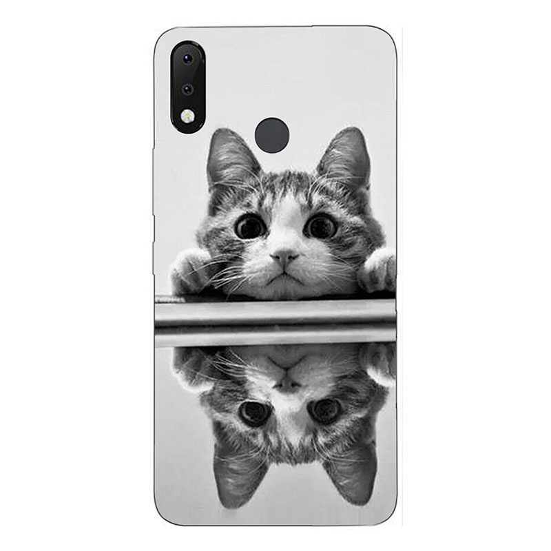 Ốp điện thoại silicon in hình sói cho Itel S33/LB6 S33