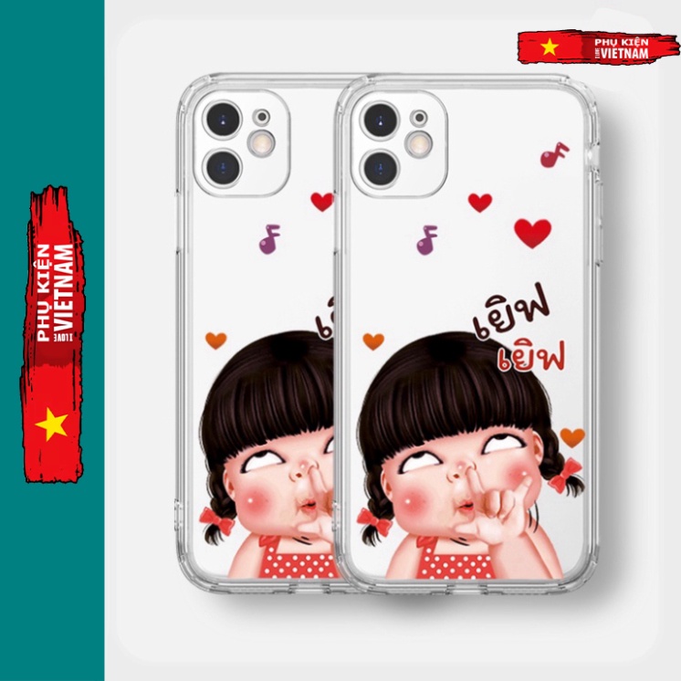 Ốp lưng iphone 6, 6s plus, 7 8 Plus, X, XS, XR, XSMAX, 11 , 12, 13 PROMAX suốt trong quãng siêu nghịch PKVN