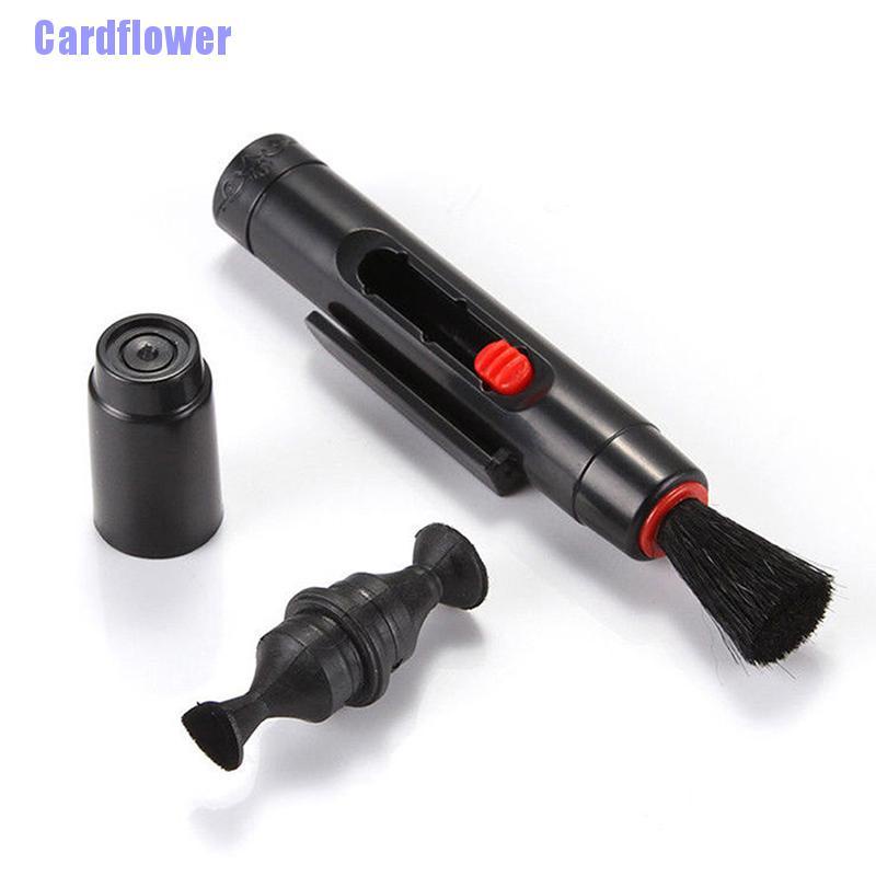 Cardflower  3 in 1 Lens Cleaning Cleaner Dust Pen Blower Cloth Kit For DSLR VCR Camera