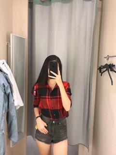 Áo sơ mi kẻ caro H&M