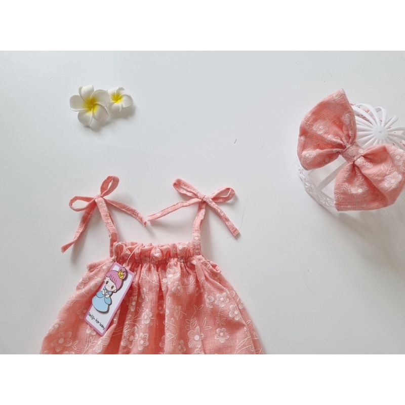 Bodysuit 2 Dây, Bodychip Hoa Nhí 2 Dây Hoa Nhí Chất Thông Hơi Siêu Mát Cho Bé Sơ Sinh