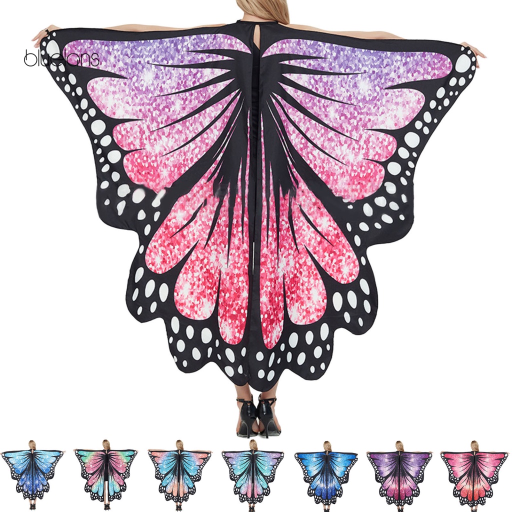 Áo Choàng Hóa Trang Halloween Hình Cánh Bướm Có Thể Giặt Được