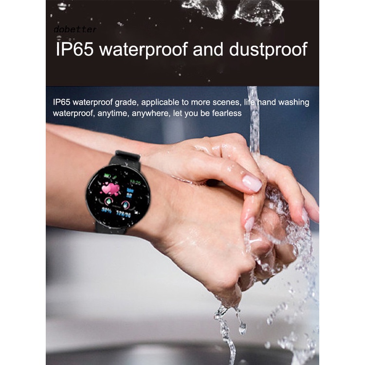 Đồng hồ thông minh mặt tròn 1.3 inch nhiều màu sắc tùy chọn đa năng