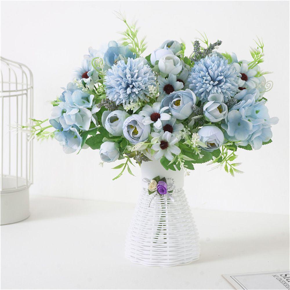 KUNHEV Bó Hoa Mẫu Đơn Giả 7 Nhánh Trang Trí Tiệc Cưới