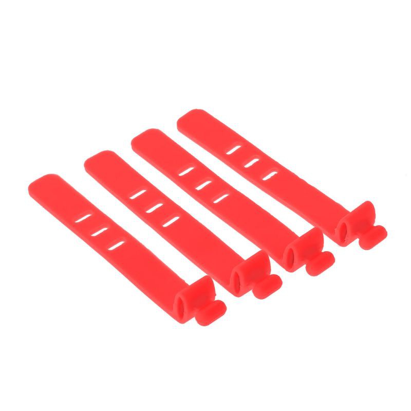 Set 4 Dụng Cụ Giữ Dây Cáp Gọn Gàng Bằng Silicon