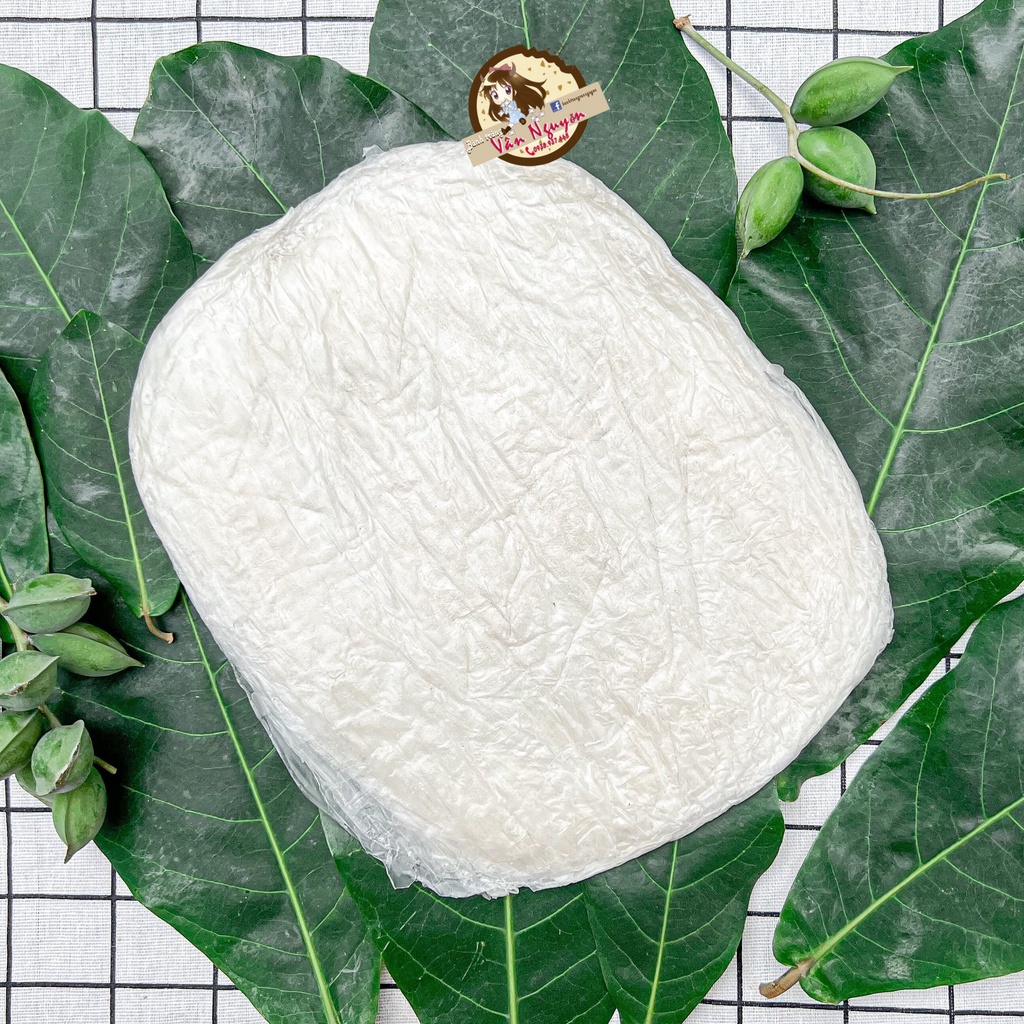 Bánh tráng phơi sương xấp siêu trắng dẻo thơm. Bánh tráng Vân Nguyễn