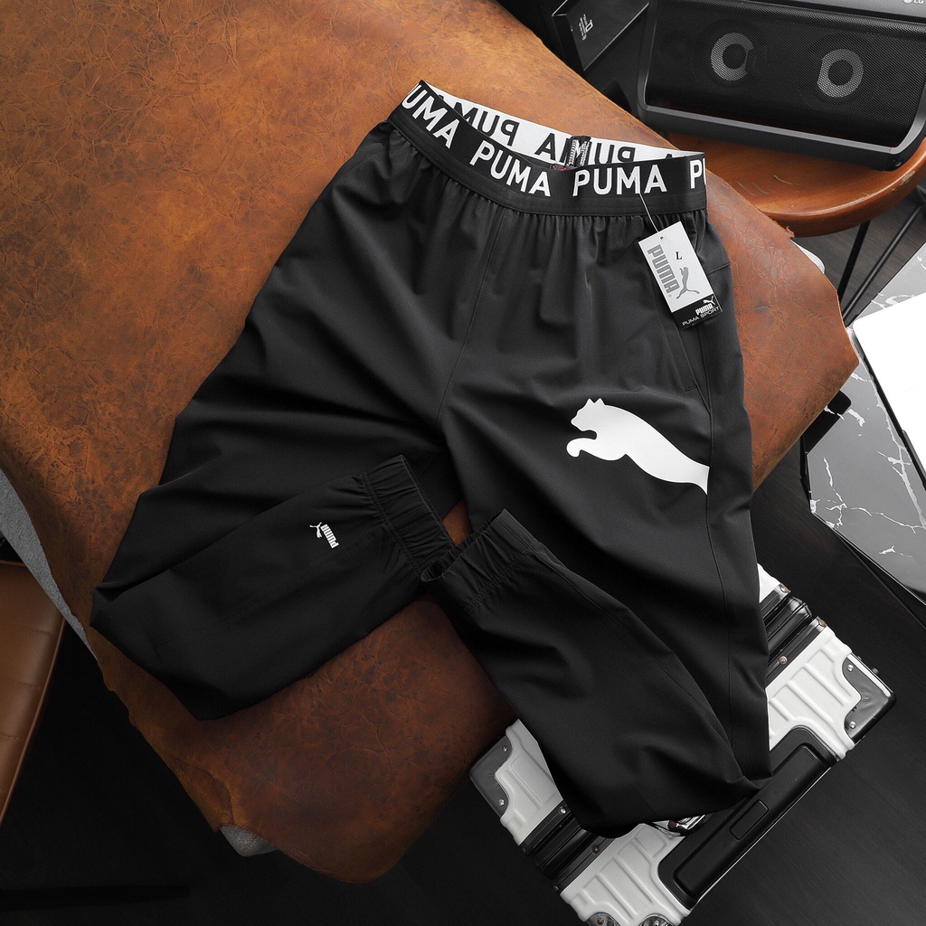 Quần dài thể thao PM SS01,fom âu, 3 túi khóa kéo