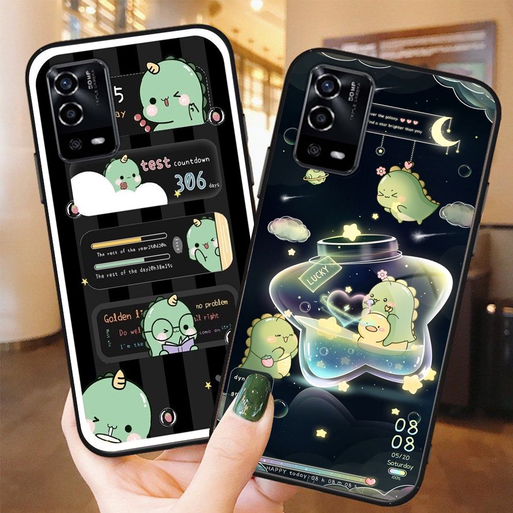 Ốp lưng điện thoại oppo a55 4g / oppo a55 5g khủng long dino happy
