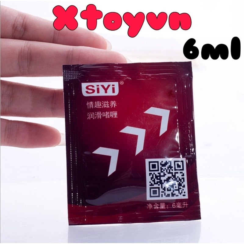 Gel Bôi Trơn Dạng Gói SiYi Gốc Nước Tiện Dụng 6ml