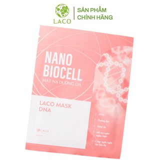 Mặt nạ dưỡng da LACO NANO BIOCELL 20g  lên men từ nước dừa tươi nguyên chất cho làn da căng bóng, trắng mịn, hồng hào