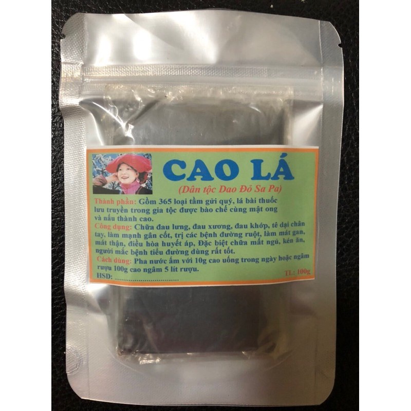 Cao Lá -Cao Bách Thảo Người Dao Đỏ Sapa Miếng 100gr
