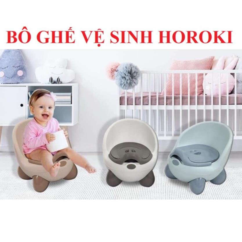 BÔ GHẾ VỆ SINH TRẺ EM HOKORI BẰNG NHỰA CÓ TỰA LƯNG ( Siêu Giá Rẻ Việt Nam )