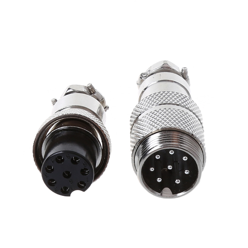 Gx16 Butting Aviation Male Connector Female Plug 2/3/4/5/6/7/8 Pin