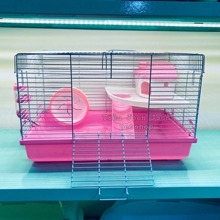 Lồng Đại Hamster 47cm Full Phụ Kiện