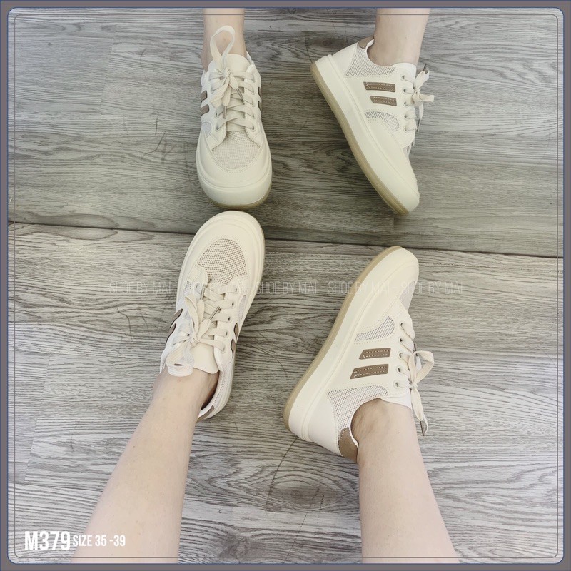 Giày thể thao nữ đế cao 3 phân M379 SHOEBYMAI