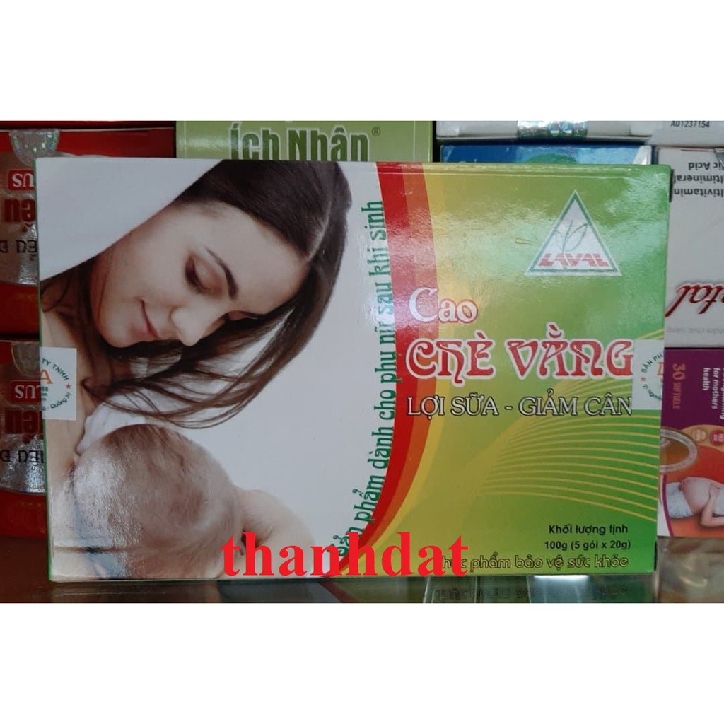 Cao chè  vằng LAVA lợi sữa giảm cân