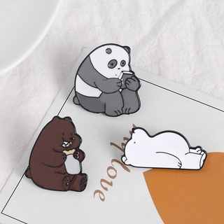 Huy Hiệu Cài Áo Hình We Bare Bears