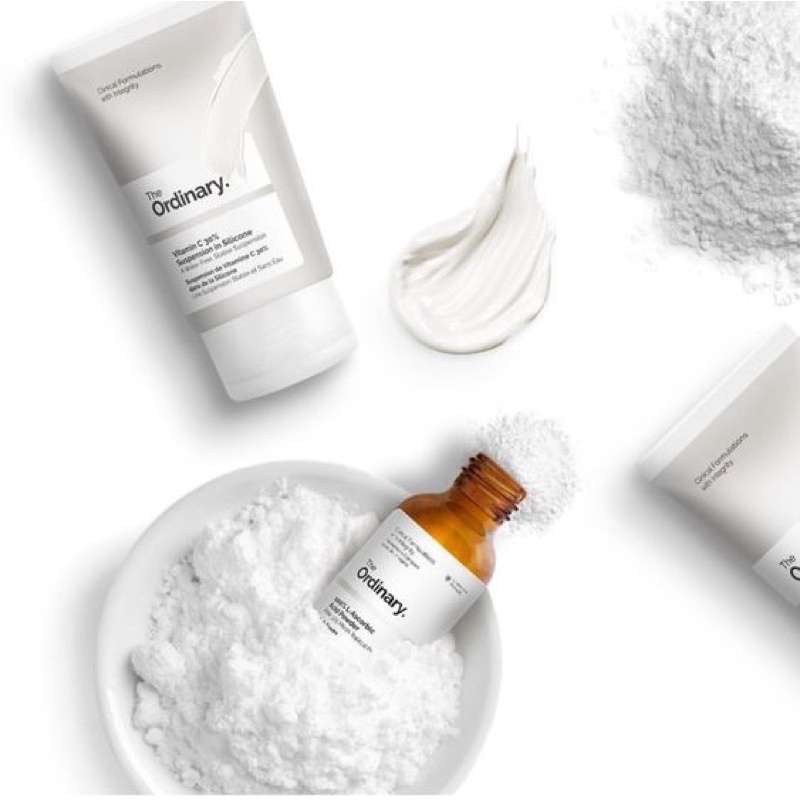 Bột Vitamin C & Niacinamide The Ordinary 100% L-Ascorbic Acid Power 20g Sáng da mờ thâm,se lỗ chân lông