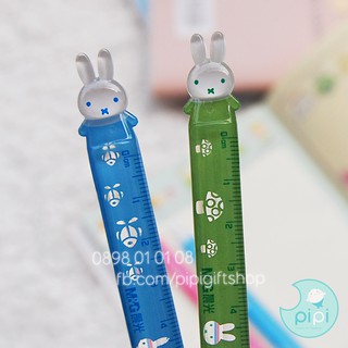 Thước nhựa 12cm cặp đôi M&G Miffy & Panda