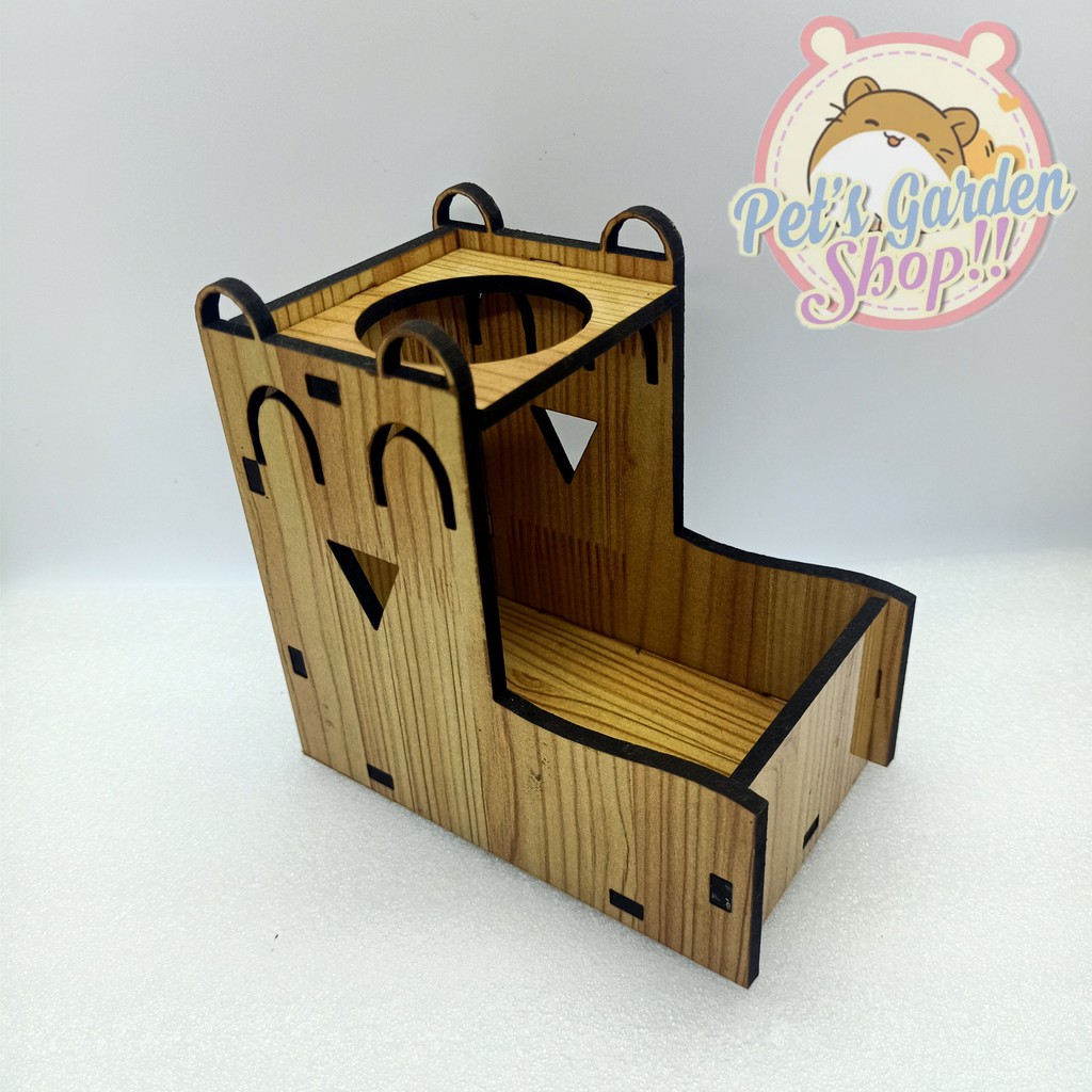 Đế nước chén ăn MDF cho hamster