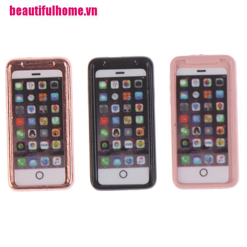 1 Mô Hình Điện Thoại Mini Tỉ Lệ 1 / 12 Xinh Xắn Dành Cho Búp Bê