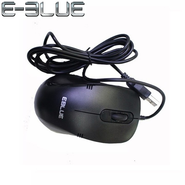 [Mã ELFLASH5 giảm 20K đơn 50K] Chuột Eblue EMS645BK Optical USB Black-Hàng Chính Hãng