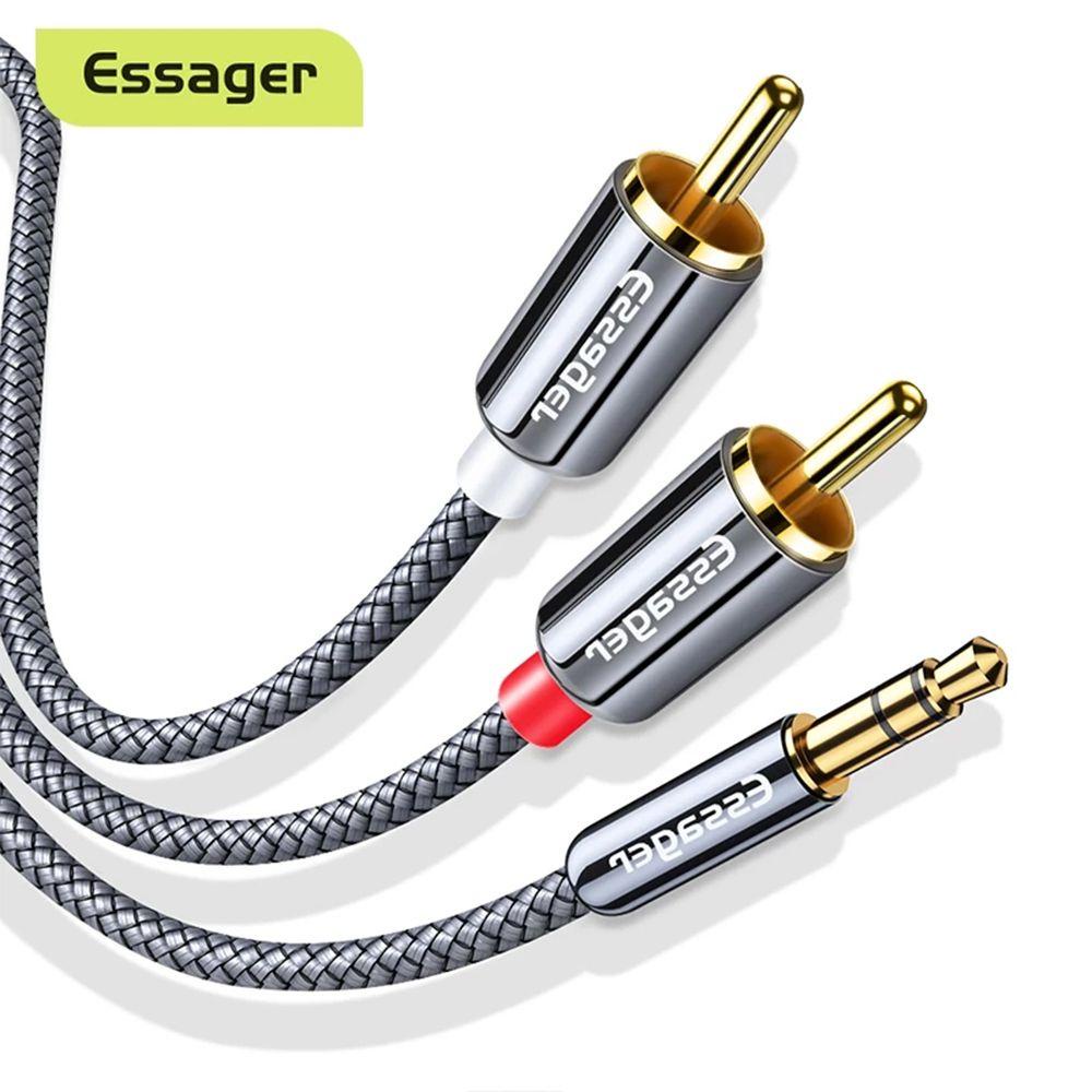 MYRONGVN Cáp Chuyển Đổi RCA Sang 2 RCA Jack 3.5mm Cho tv Box apple tv