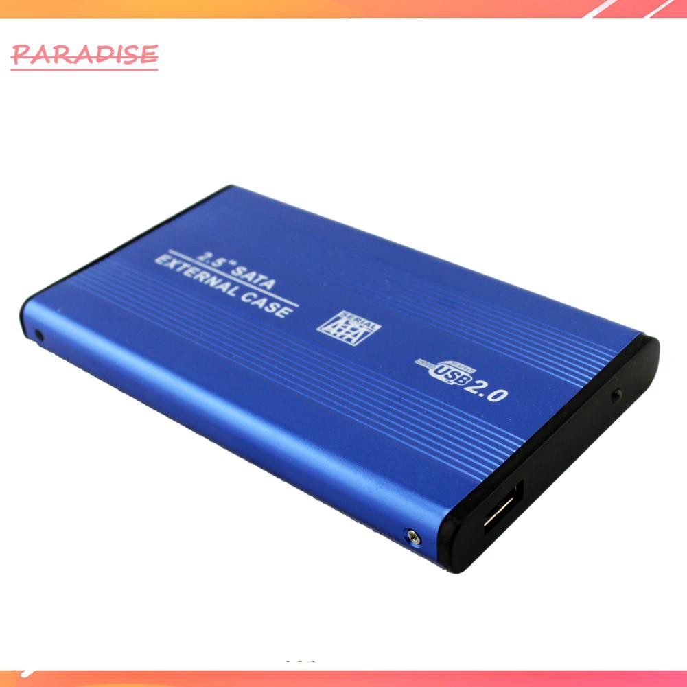 Hộp Đựng Ổ Cứng Ngoài 2.5 Inch Usb 2.0 Sata Bằng Hợp Kim Nhôm Ốp | BigBuy360 - bigbuy360.vn