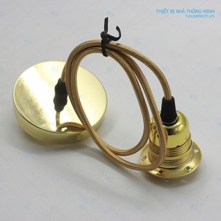 Đui đèn thả trần inox E27 HT488