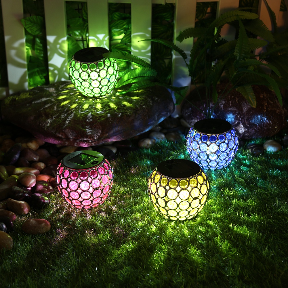 Đèn LED Treo Trang Trí Sân Vườn Nhiều Màu Sắc