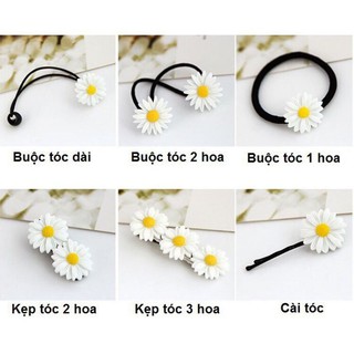 Dây buộc tóc đơn hoa cúc