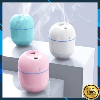 Máy Xông Tinh Dầu Mini Phòng Ngủ - Tặng Kèm Tinh Dầu, Máy Khuếch Tán Tinh Dầu Phun Sương Tỏa Hương Ô tô