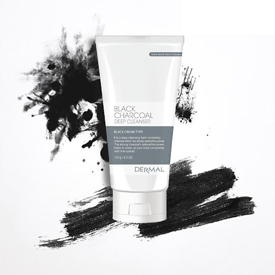 dermal black charcoal deep cleanser