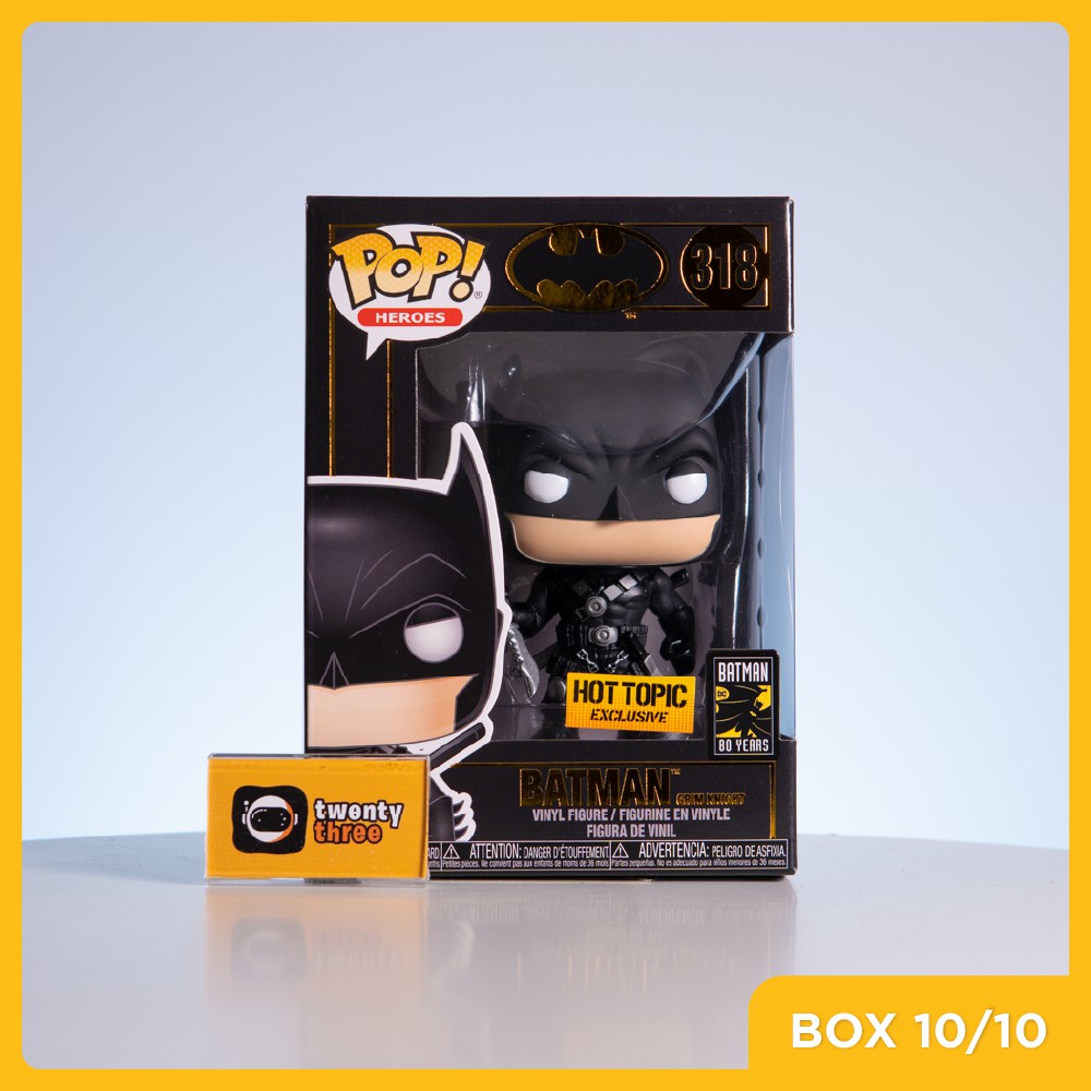 Mô hình đồ chơi Funko Pop • Batman Grim Knight 318 • Batman 80th (Hot Topic Exclusive)