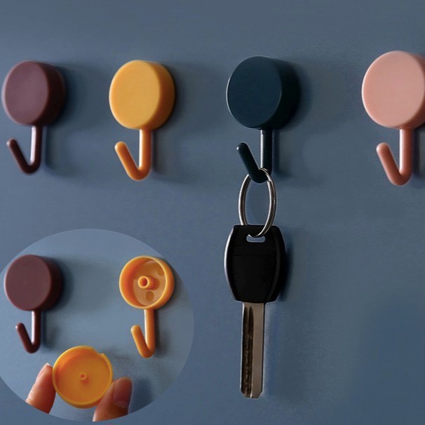 Móc Dán Tường Hoạt Hình Dễ Thương 3d, Móc Treo Đa Năng