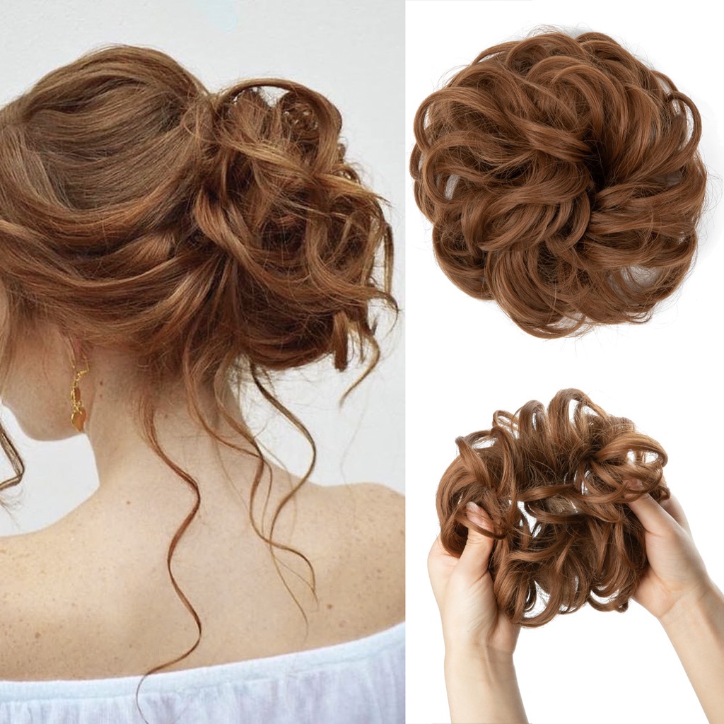 Búi Tóc Giả Làm Từ Sợi Tổng Hợp Dành Cho Nữ