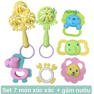 Sét đồ chơi 7 món xúc xắc cho bé Babuu baby