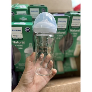 Bình sữa thủy tinh philips avent scf673/13 240ml