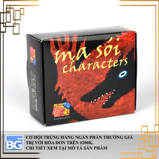 Boardgame Ma Sói Characters (Việt Hoá)