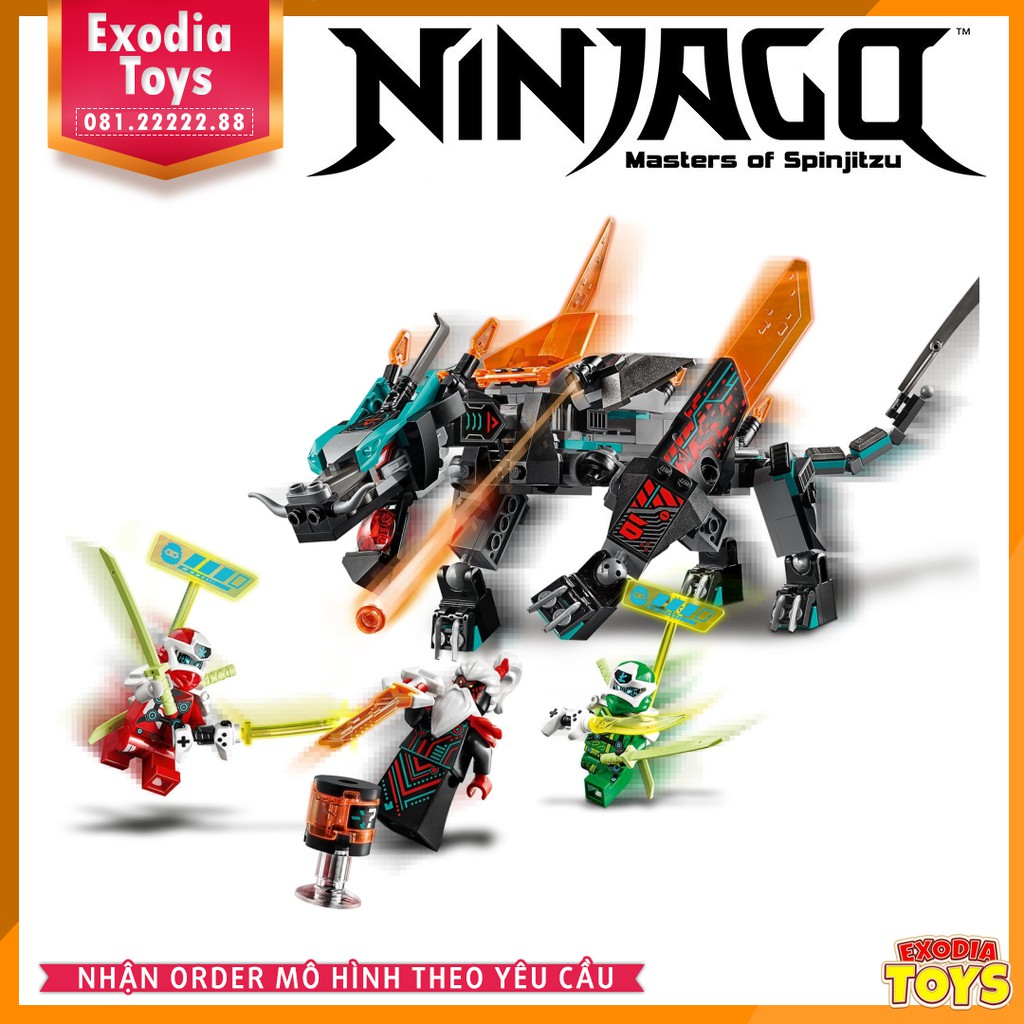 Xếp hình NINJAGO MOVIE 71713 EMPIRE DRAGON : Đế chế Rồng  - Đồ Chơi Lắp Ghép Sáng Tạo - LARI 11485