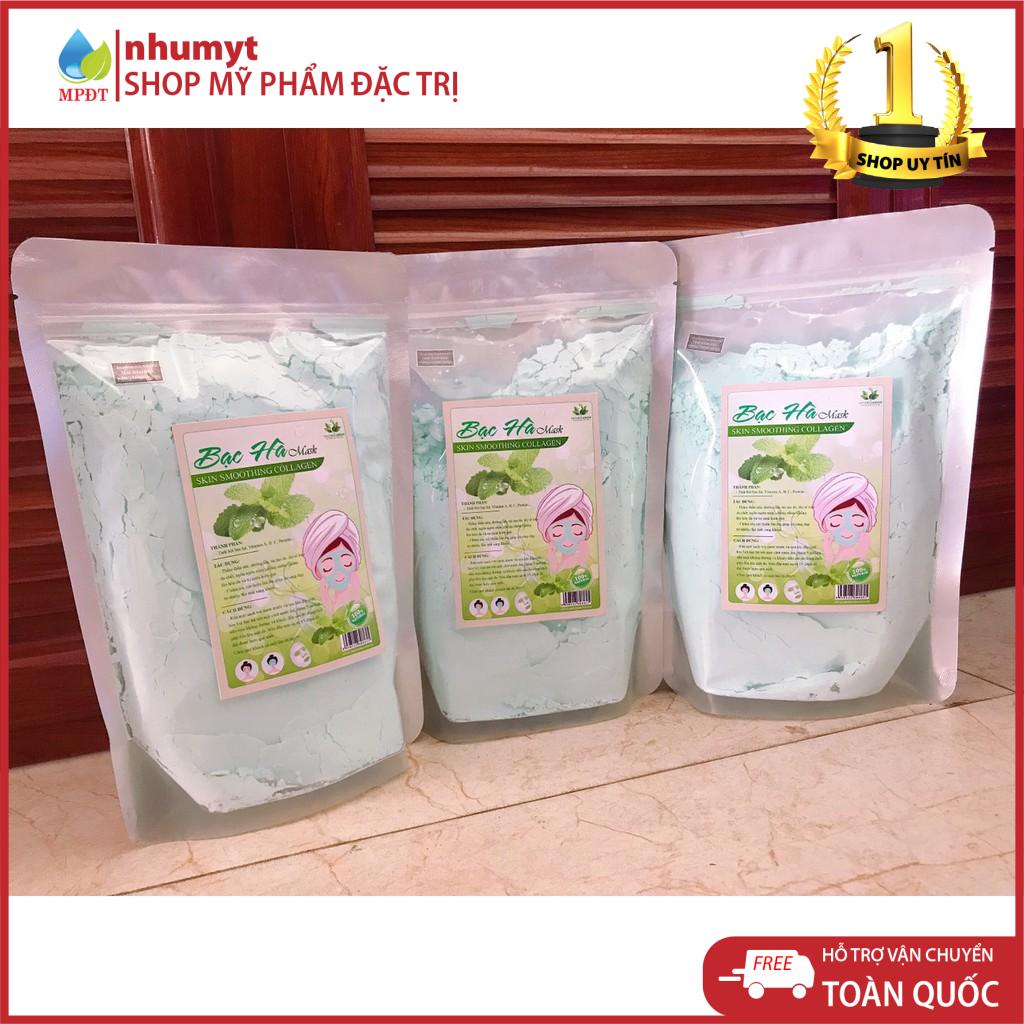 500GR Bột đắp mặt bạc hà, chống viêm , giảm sứng tấy sau lăn kim, nặn mụn